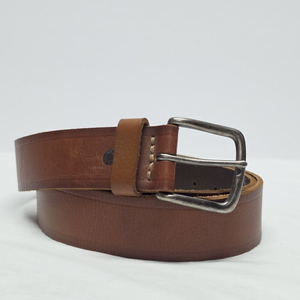 Levi's Vintage Leather Belt Size 36 Cognac Brown Unisex Classic